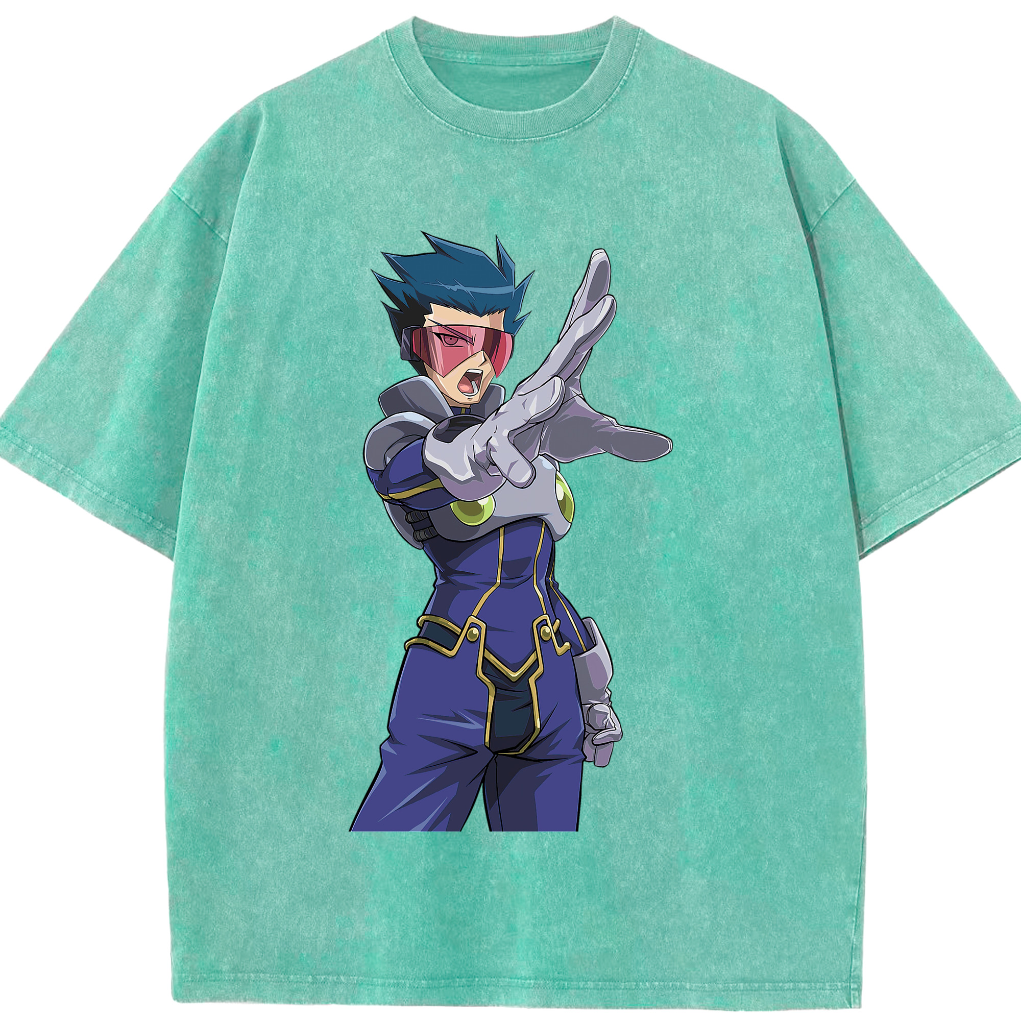 （画像用） 遊☆戯☆王 Yu-Gi-Oh! 綿100% ヴィンテージ風 半袖Tシャツ（フロントプリント）